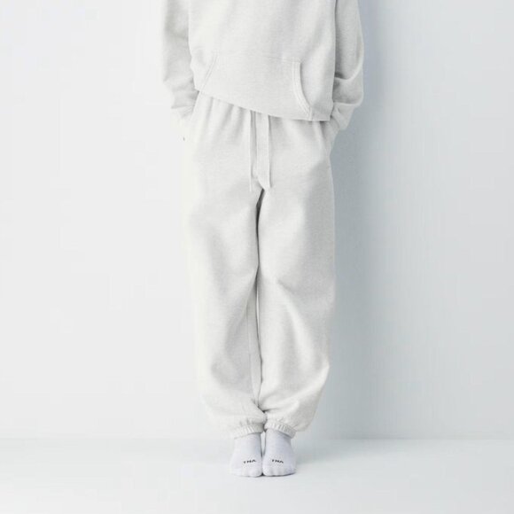 TNA White Fleece Joggers - Picture 1 of 4
